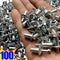 100X Hammer Drive Expansion Rivets Percussion Expansion Aluminum Nail Head Piercing Knock Type Small Tapping Screws Fasteners